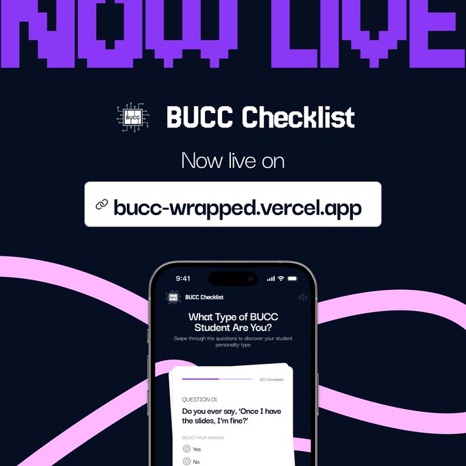 BUCC Wrapped