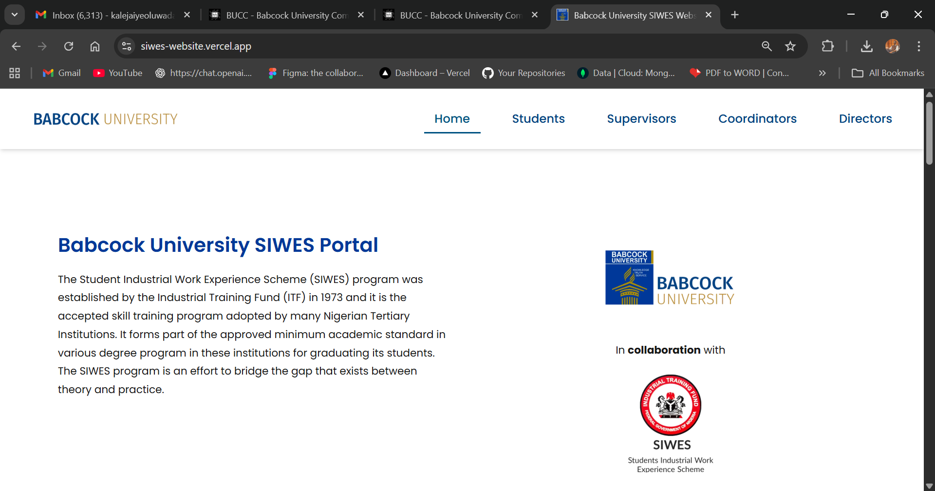 SIWES Website 2.0